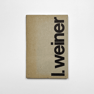 Lawrence Weiner - 10 Obras = 10 Works