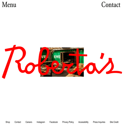 Roberta’s