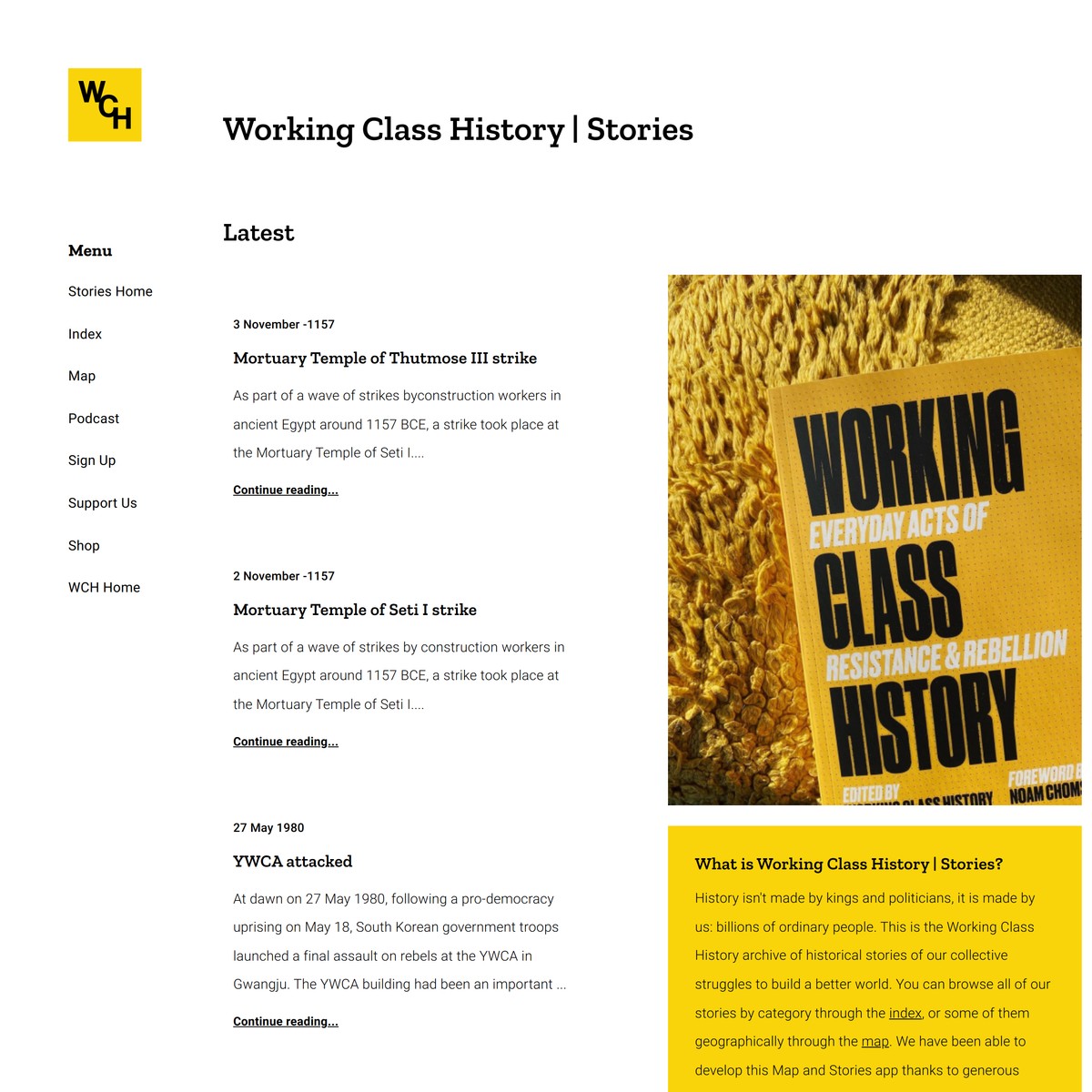 Working class history are na