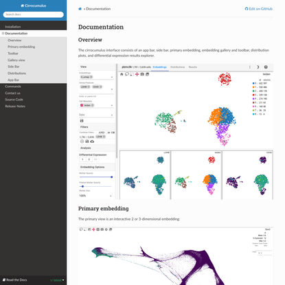 Documentation — Cirrocumulus documentation