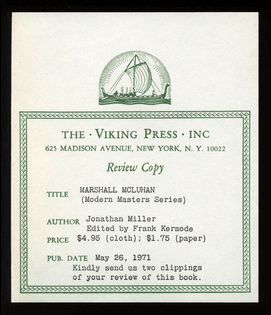 The Viking Press, Inc., New York City, 1971