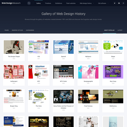 Gallery | Web Design Museum