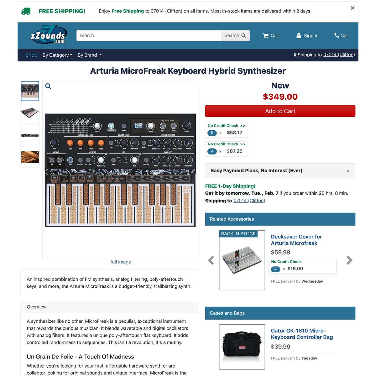 Arturia MicroFreak Keyboard Hybrid Synth — Are.na