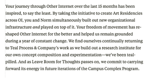 From Aaron / Other Internet