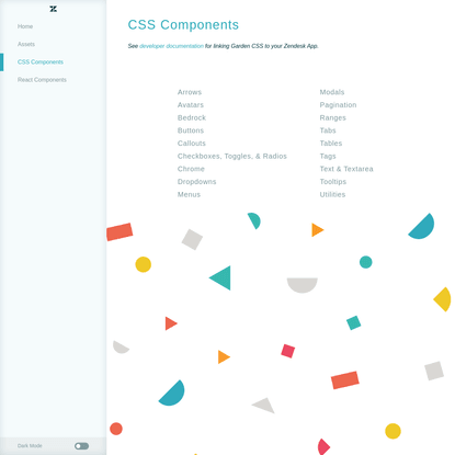 CSS Components / Zendesk Garden