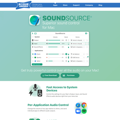 SoundSource - A Superior Sound Control