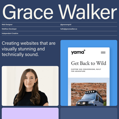 Grace Walker | Independent Designer &amp; Webflow Expert