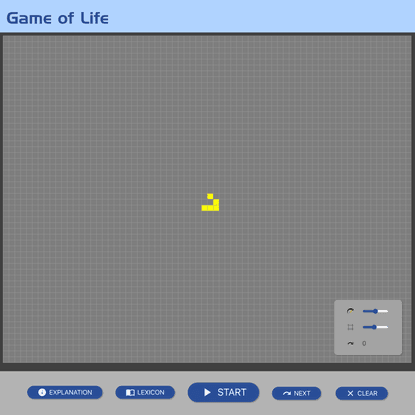Play John Conway’s Game of Life