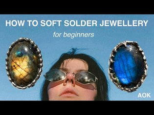 how to soft solder jewellery | tiffany technique | for beginners | step by step