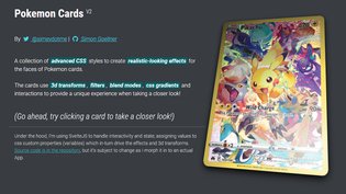 Pokemon Cards Holo effect v2