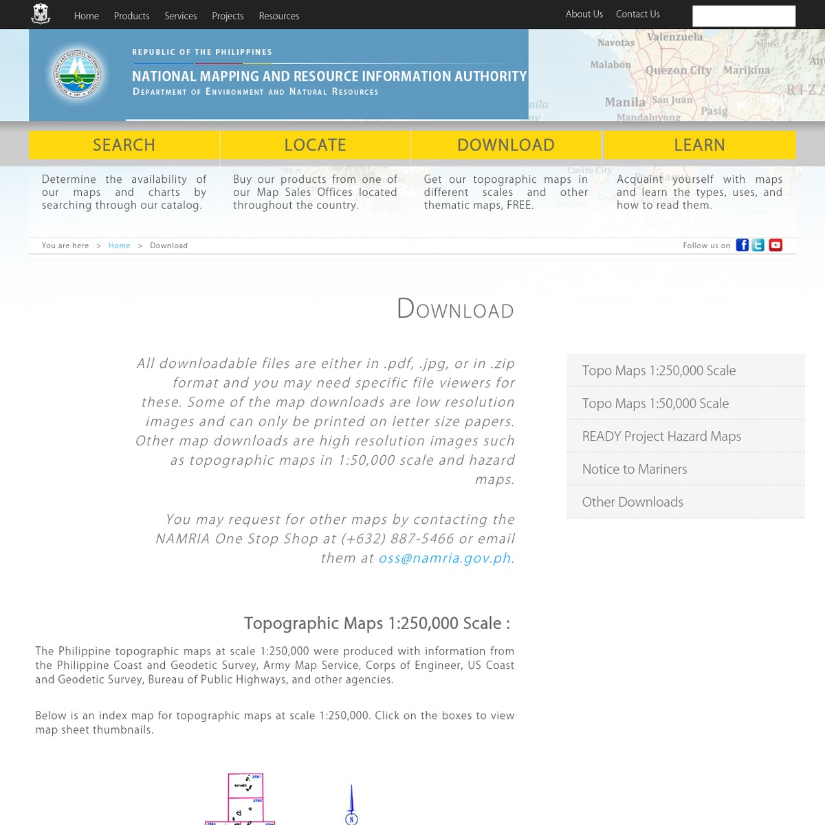 NAMRIA | The Central Mapping Agency of the Government of the