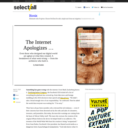 An Apology for the Internet - From the Architects Who Built It