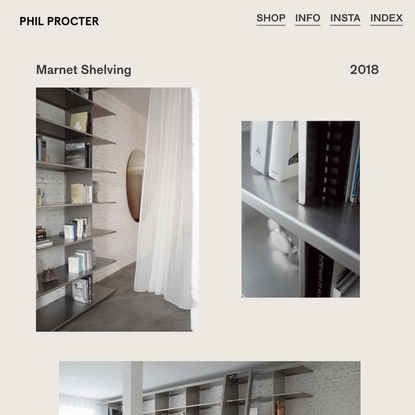 Marnet Shelving — Phil Procter 