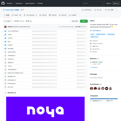 GitHub - noya-app/noya: The open design tools SDK. Try our new experimental wireframing tool! 👇