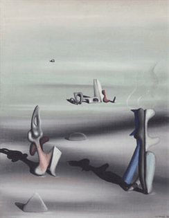 yves tanguy's surrealist/abstract forms provide resource and inspiration for letterforms &gt;&gt; see next picture