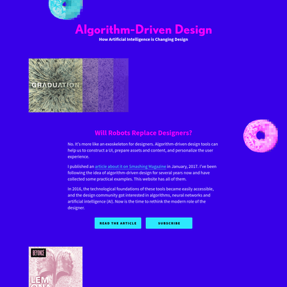 Algorithm-Driven Design - How AI is Changing Design by Yury Vetrov