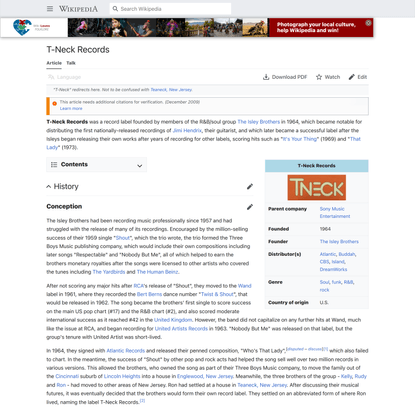 T-Neck Records - Wikipedia