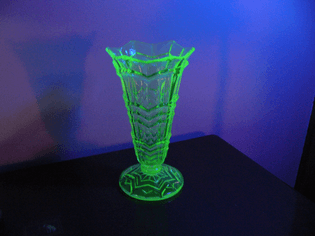 Art Deco Uranium Glass Vase ... Sowerby Glass Vase ... Vaseline Glass ... Depression Glass ... 1940&amp;#39;s Glass ... V...
