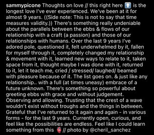 Sammy Picone’s beautiful words on pole 