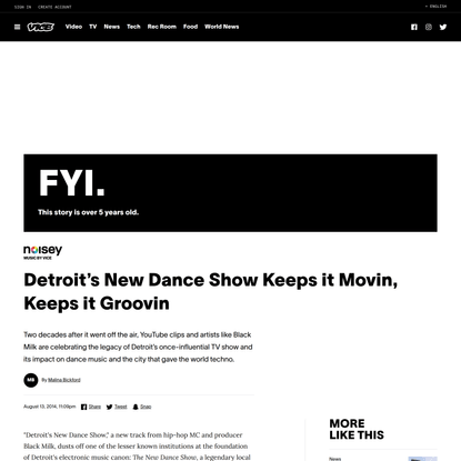 Detroit’s New Dance Show Keeps it Movin, Keeps it Groovin