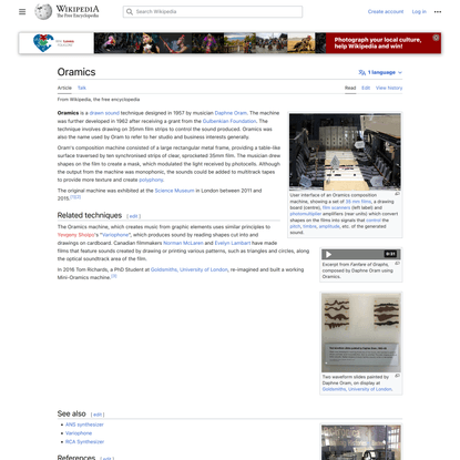 Oramics - Wikipedia