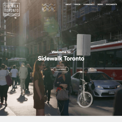 Sidewalk Toronto - Home