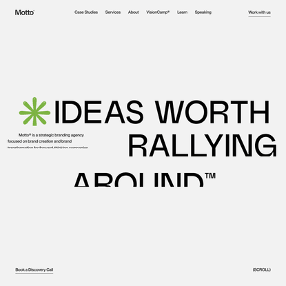 Motto | Branding Agency | Ideas Worth Rallying Around™
