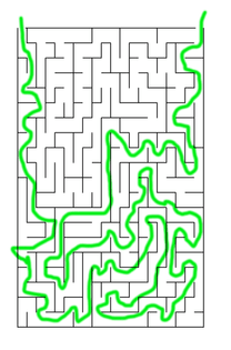 Generated maze
