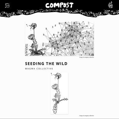 COMPOST Issue 01: Seeding the Wild by magma collective