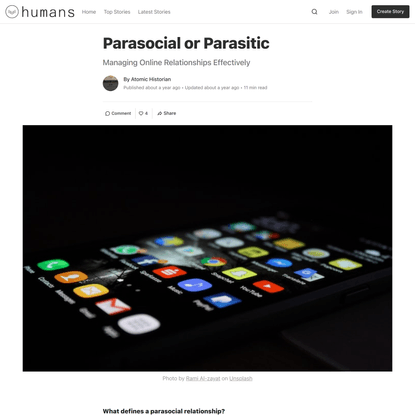 Parasocial or Parasitic