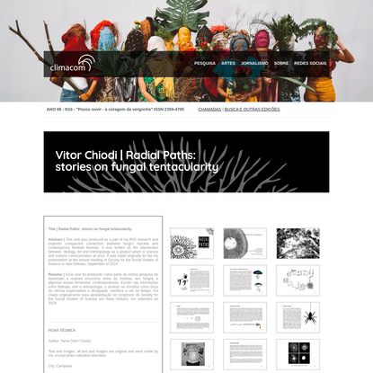 Vitor Chiodi | Radial Paths: stories on fungal tentacularity