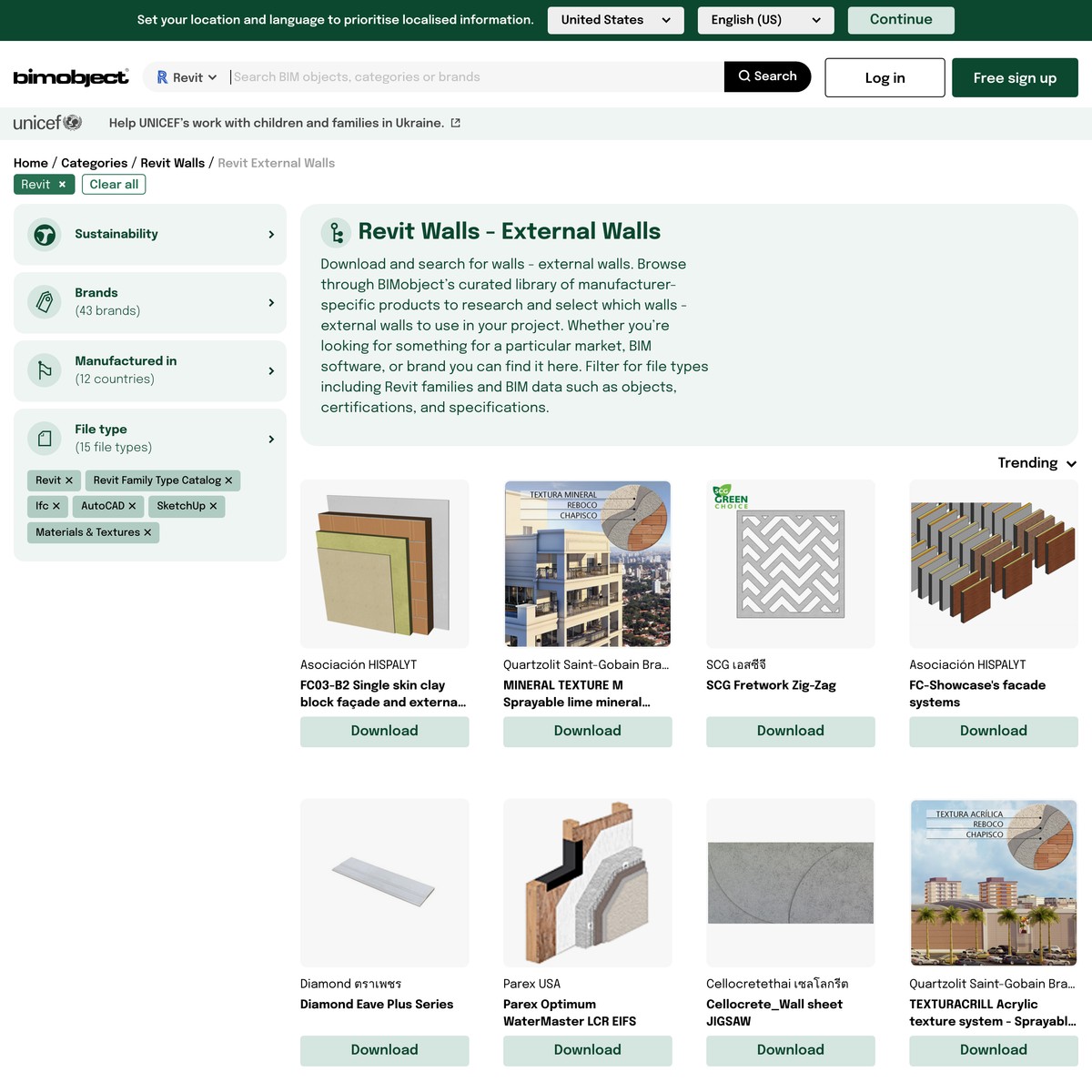 BIM Objects - Free Download! Revit Walls - External Walls | BIMobject ...