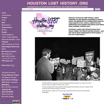 Houston LGBT History