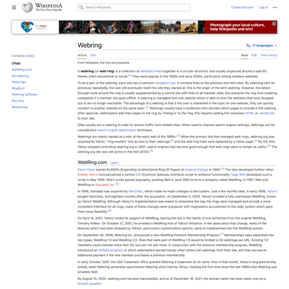 Webring - Wikipedia