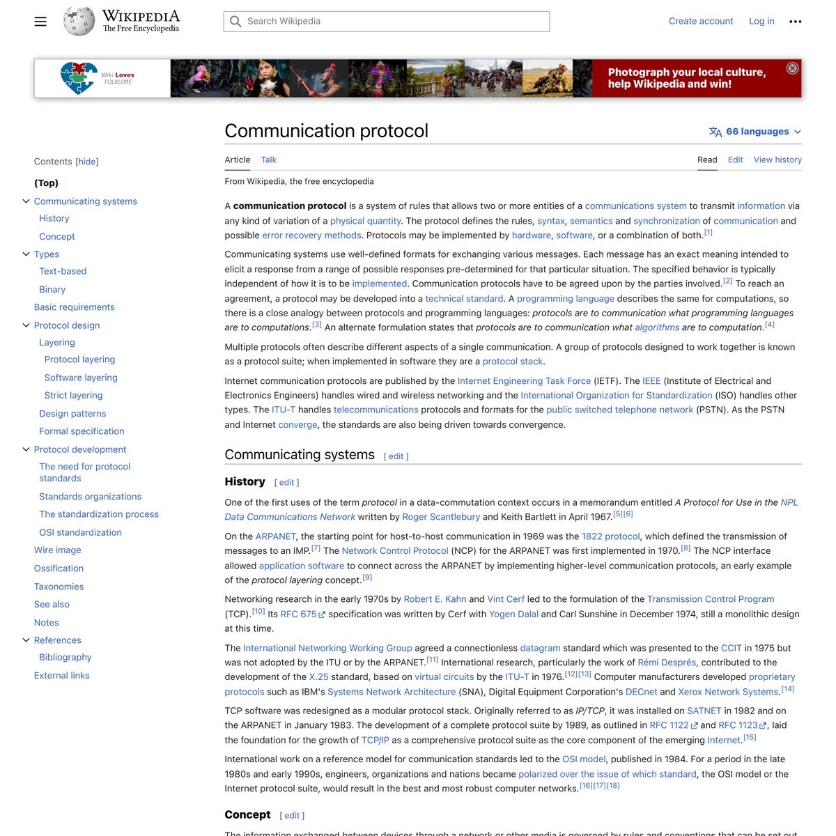 Communication protocol - Wikipedia — Are.na