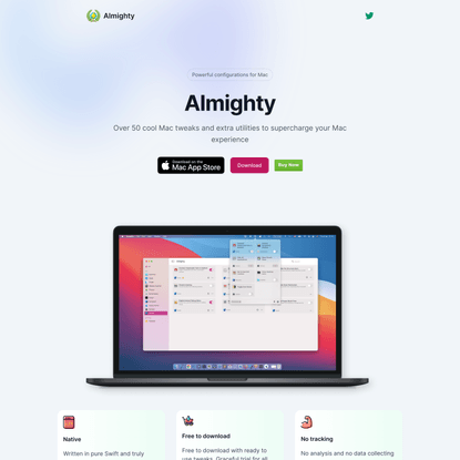 Almighty - Powerful configurations for Mac