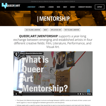 | Mentorship — QUEER | ART