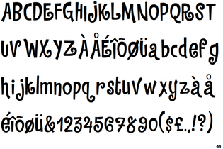 Countryhouse font by House Industries (1995)