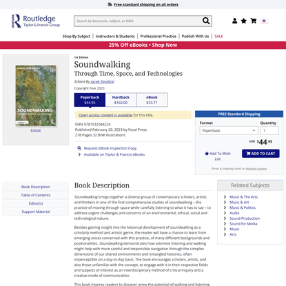 Soundwalking: Through Time, Space, and Technologies