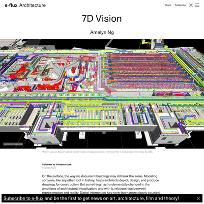 7D Vision - Architecture - e-flux