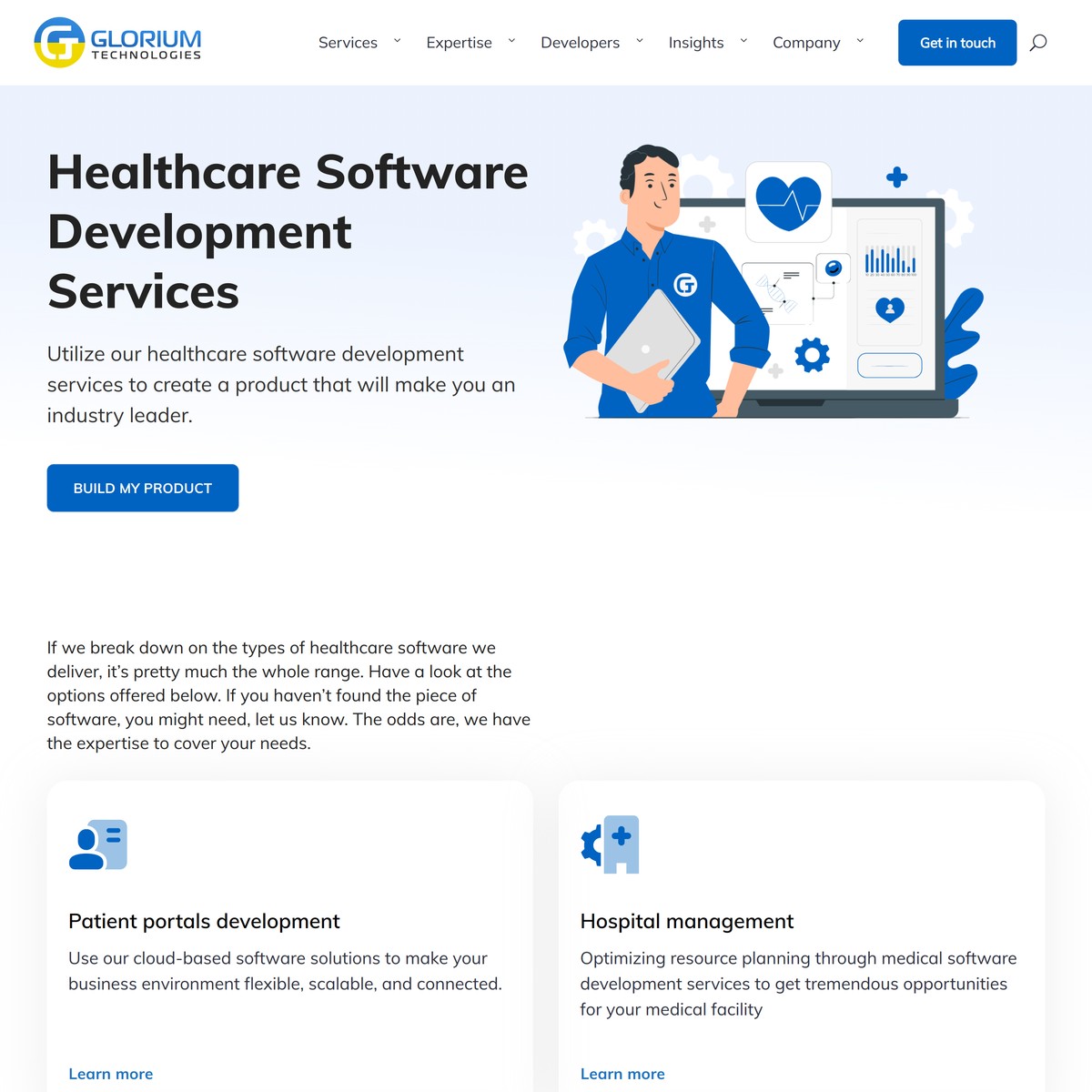 Custom Healthcare Software Development Company - Glorium Technologies — Are.na