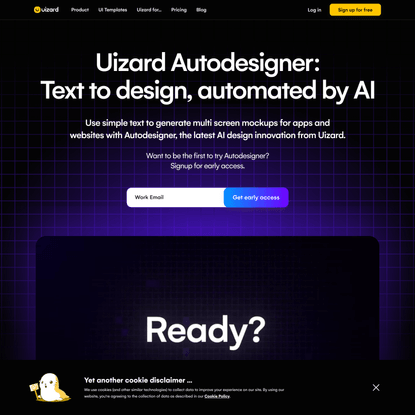 Uizard Autodesigner | Coming Soon | Uizard
