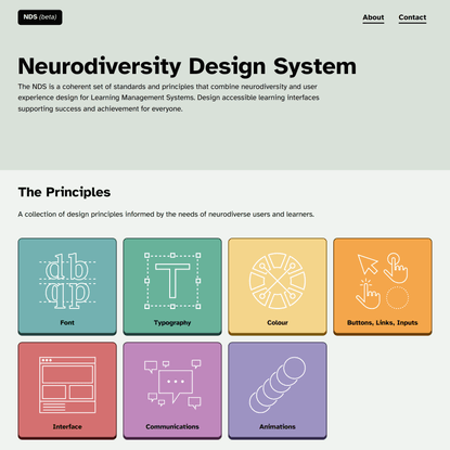 Neurodiversity Design System