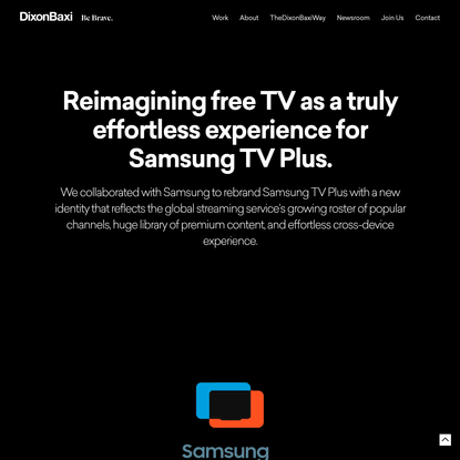 Reimagining Samsung TV Plus | DixonBaxi