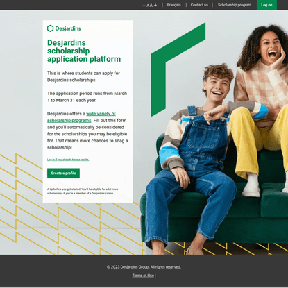 Desjardins scholarships