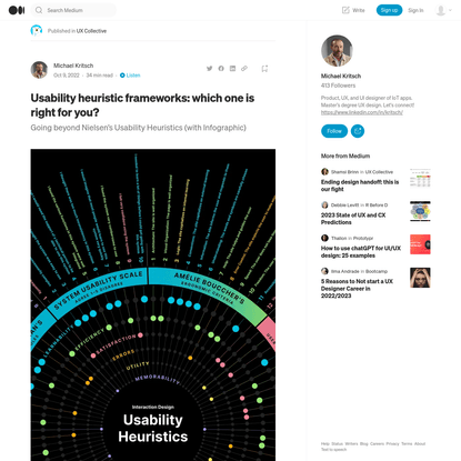 Usability heuristic frameworks: which one is right for you?