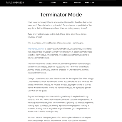 Terminator Mode - Taylor Pearson