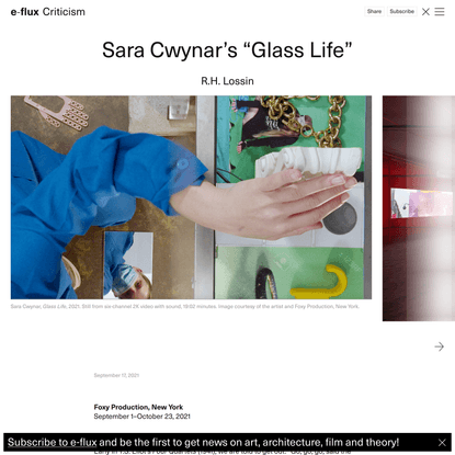 Sara Cwynar’s “Glass Life” - Criticism - e-flux