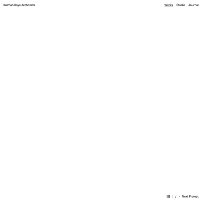 Works – Kolman Boye Architects
