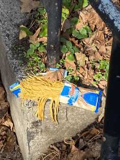 Spaghetti sculpture